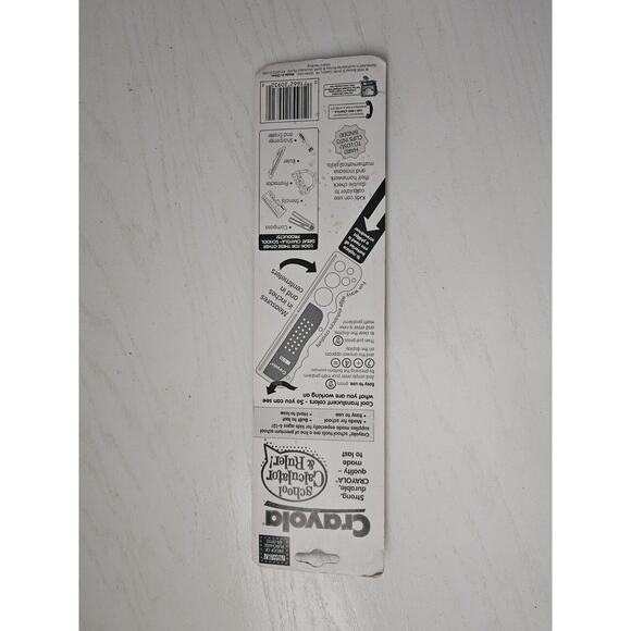 Vintage Crayola 12" Wavy‎ Ruler School Play Learn Kids Teacher - Picture 4 of 6